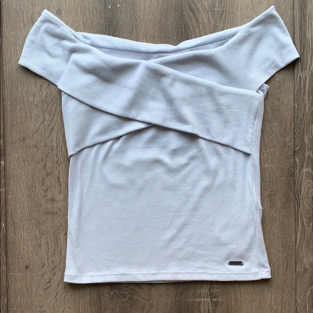 OFFERS ✅ HOLLISTER wrap off shoulder top